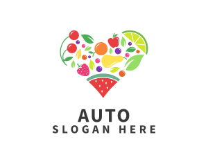 Fresh Healthy Fruits Logo