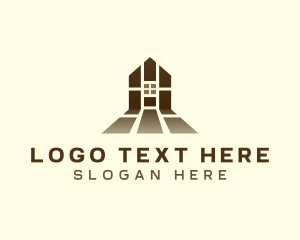 Textile - Home Decor Brick Tile logo design