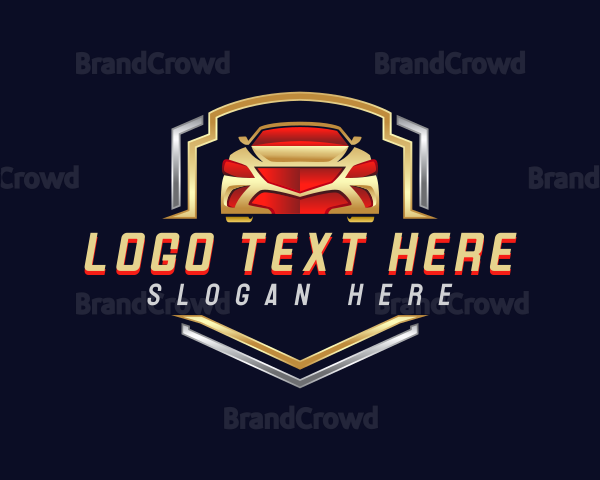 Elegant Shield Car Dealership Logo