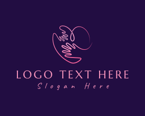 Family - Heart Charity Consultant logo design