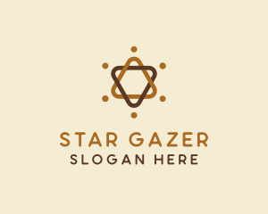 Jewish Star  logo design