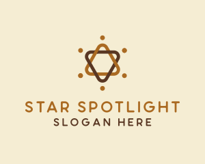 Jewish Star  logo design