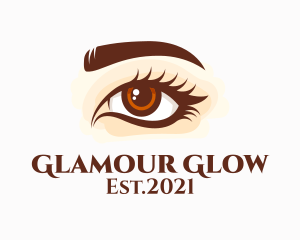 Eyeshadow - Women Cosmetics Beauty Spa logo design