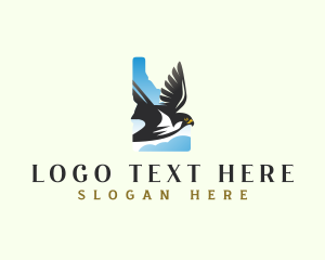 Loon - Idaho Falcon Bird logo design