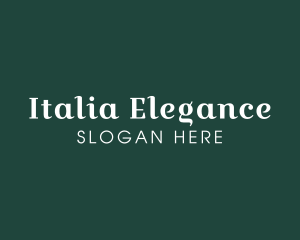 Elegant Serif Boutique logo design