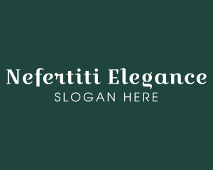 Elegant Serif Boutique logo design