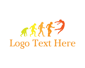 Vitality - Human Evolution Anthropology logo design