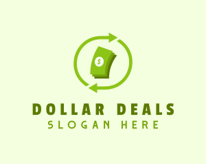 Dollar - Money Dollar Arrow logo design