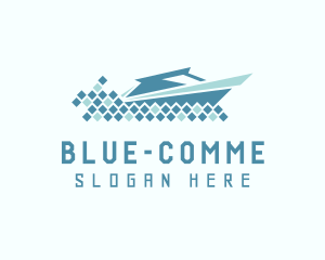 Sailing - Blue Ocean Yacht logo design