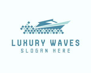 Yacht - Blue Ocean Yacht logo design