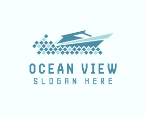 Blue Ocean Yacht logo design