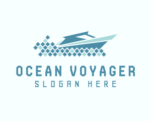 Blue Ocean Yacht logo design