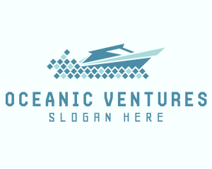 Blue Ocean Yacht logo design