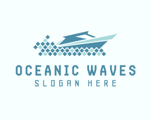 Vessel - Blue Ocean Yacht logo design