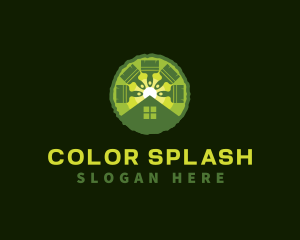 House Paint Maintenance logo design