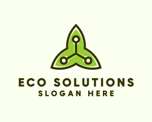 Environmental - Environmental Biotech Leaf logo design