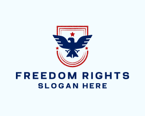 American Eagle Shield logo design