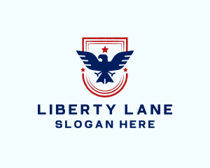 American Eagle Shield logo design