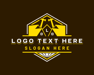 Tools - Modern House Hammer logo design