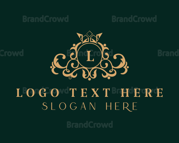 Luxury Crown Crest Logo