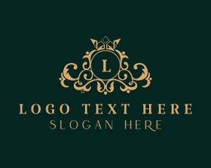 Letter - Luxury Crown Crest logo design