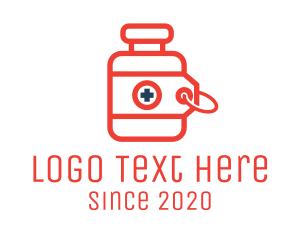 Coupon - Prescription Drugs Tag logo design