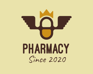 Royal Pharmacy Wings logo design