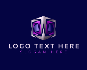 Tech - Cyber Tech Cube logo design