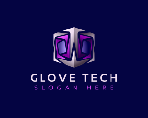 Cyber Tech Cube logo design