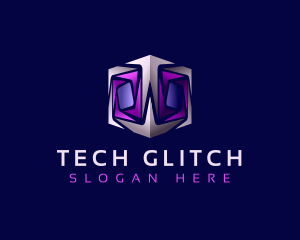 Cyber Tech Cube logo design