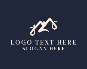 Roof - Roofing Property Residence logo design