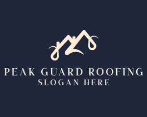 Roofing Property Residence logo design