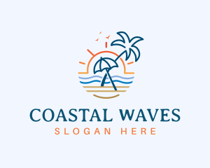 Shore - Sunset Beach Resort logo design