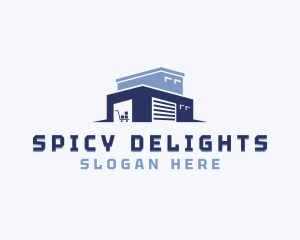 Logistics - Warehouse Facility Factory logo design