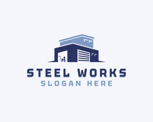 Factory - Warehouse Facility Factory logo design