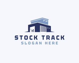 Inventory - Warehouse Facility Factory logo design