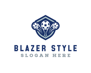 Soccer Varsity League logo design