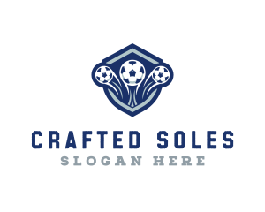 Soccer Varsity League logo design