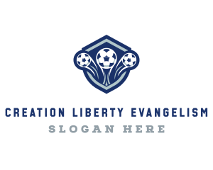 Soccer Varsity League logo design