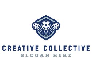 Soccer Varsity League logo design