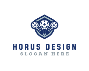 Soccer Varsity League logo design