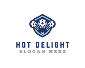 Soccer Varsity League logo design