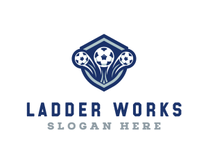 Soccer Varsity League logo design