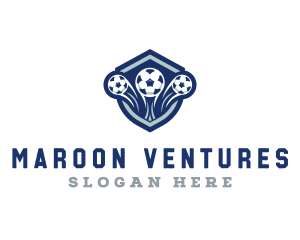 Soccer Varsity League logo design