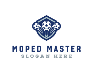 Soccer Varsity League logo design