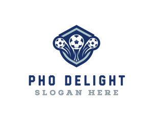 Soccer Varsity League logo design