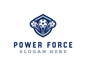 Soccer Varsity League logo design