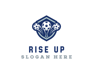 Soccer Varsity League logo design