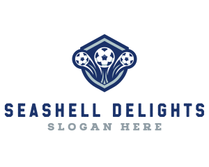 Soccer Varsity League logo design