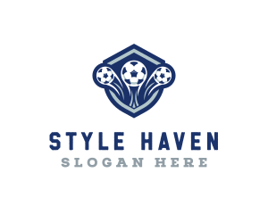 Soccer Varsity League logo design